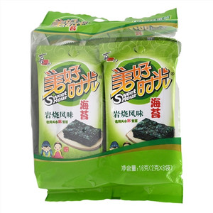 2克美好时光岩烧海苔8袋