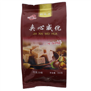 超龙巧克力味威化饼干