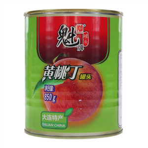 魁牌糖水黄桃罐头