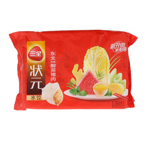 三全状元东北酸菜猪肉水饺