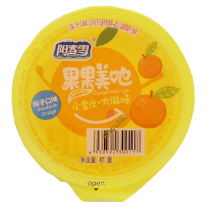 阳春雪果果美吔桔子口味果冻