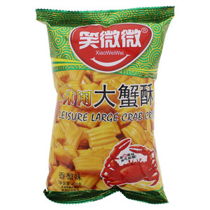 笑微微香蟹味休闲大蟹酥