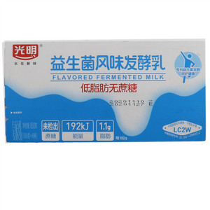 光明益生菌风味发酵乳（低脂肪无蔗糖）