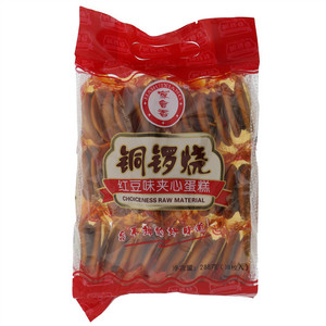 家会香红豆味铜锣烧夹心蛋糕