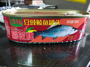 粤花香辣豆豉鲮鱼罐头