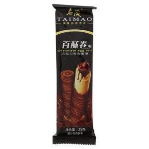 泰茂百酥卷巧克力夹心蛋卷