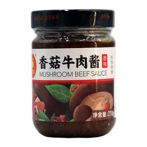 食菌纪香菇牛肉酱（香辣）210g
