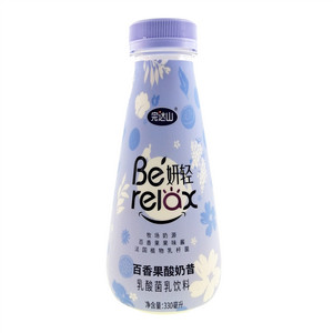 完达山妍轻百香果酸奶昔乳酸菌乳饮料