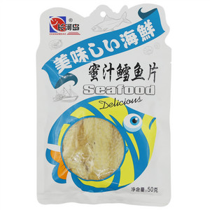长河岛鳕鱼片蜜汁味即食水产品