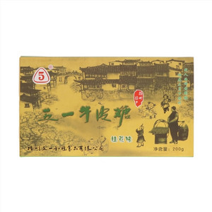 五一和冠桂花味牛皮糖(淀粉型凝胶糖果)