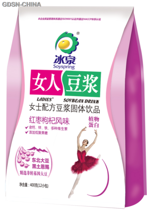 冰泉红枣枸杞风味女人豆浆