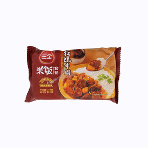 三全红烧牛肉米饭套餐