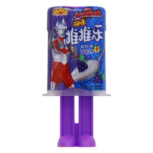 趣趣乐酸奶味+葡萄味双味推推乐