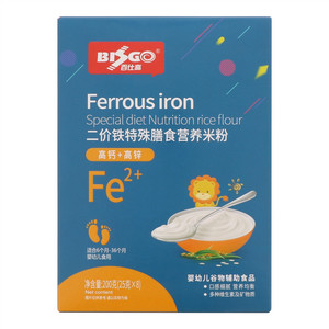百仕高二价铁特殊膳食营养米粉