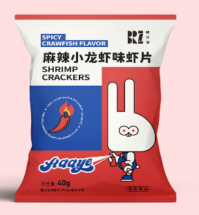 啵尔滋麻辣小龙虾味虾片40g