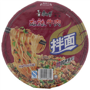 康师傅麻辣牛肉拌面（清真）