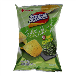 好丽友好友趣海苔味原切马铃薯片