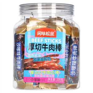 闲味松鼠沙嗲味厚切牛肉棒