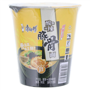 康师傅酸酸辣辣豚骨面