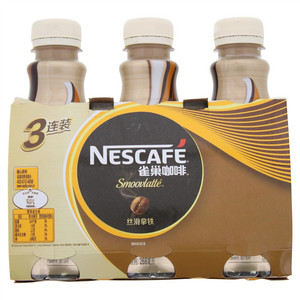 NESCAFE雀巢丝滑拿铁咖啡饮料3连装
