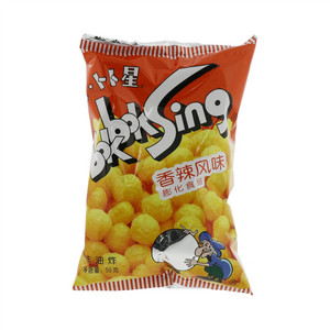 卜卜星50克香辣风味膨化食品