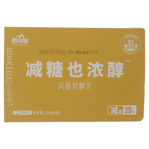 皇氏乳业黄桃味风味发酵乳