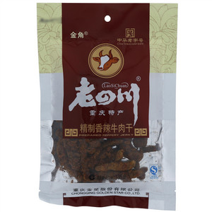 金角老四川精制香辣牛肉干