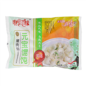 申府百味猪肉馅元宝馄饨
