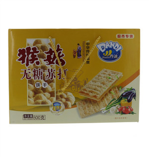 丹迪（DanDi)猴菇无糖苏打饼干800g