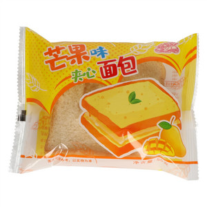 雪芳华XUEFANGHUA芒果味夹心面包