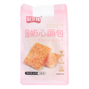 鲜芝佳肉松奶心面包