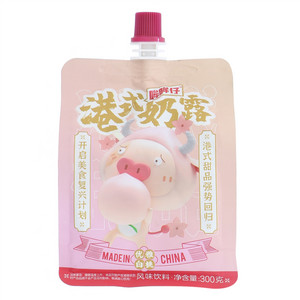 哞哞仔白桃味港式奶露