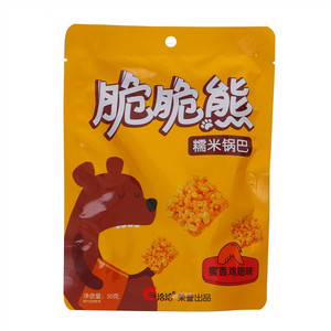 脆脆熊糯米锅巴蜜香鸡翅味50g