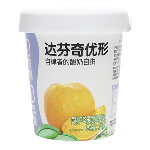 达芬奇黄桃芦荟果粒风味酸乳