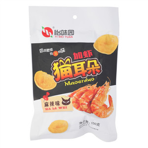 麻辣味加虾猫耳朵-膨化食品