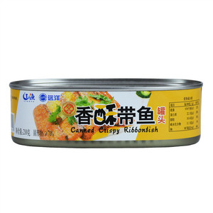 辽渔远洋香酥带鱼罐头