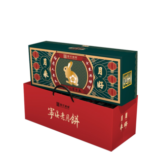 荃优美食红豆蛋黄月饼