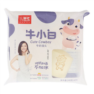 舒汇牛小白牛奶馒头
