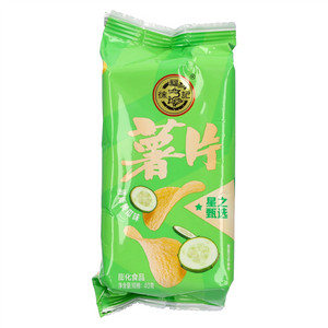 徐福记清新黄瓜味薯片
