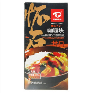 天鹏食品甘口咖喱块
