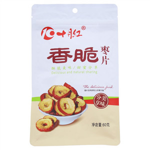 十月红香脆枣片