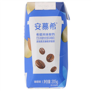 伊利安慕希咖啡味希腊风味酸奶