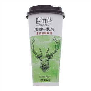 鹿角巷抹茶牛乳茶