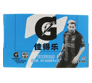 佳得乐GATORADE蓝莓味运动饮料9升（600毫升x15）