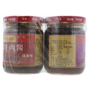 阿香婆淡辣味/淡甜味香辣牛肉酱（组合套装）