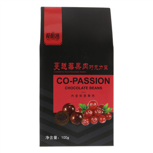 酷帕滋蔓越莓果肉巧克力豆100g