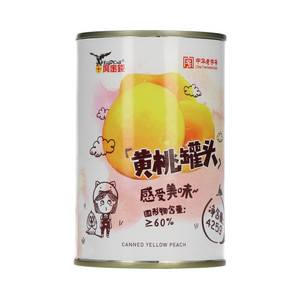鹰金钱黄桃罐头(罐头食品)