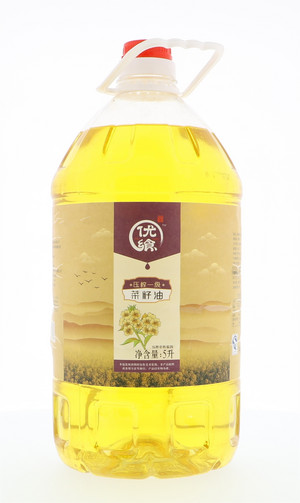 优飨压榨一级菜籽油5l