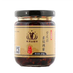 山辣兄弟紫皮蒜豆豉辣酱