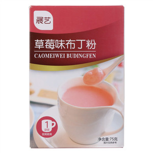 展艺草莓味布丁粉